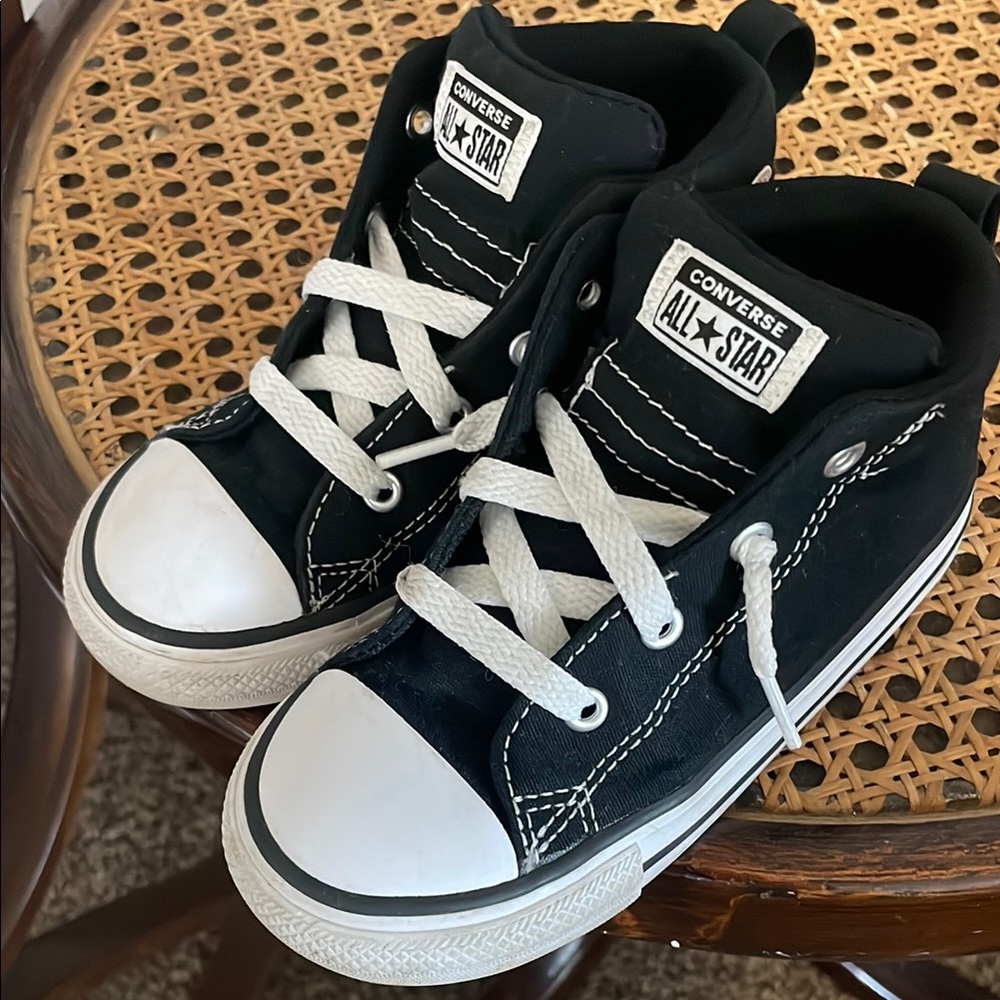 Converse Kids Black and White Sneakers